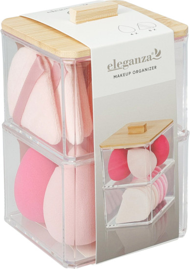 detail organizér na make-up s doplnky 2. patrový