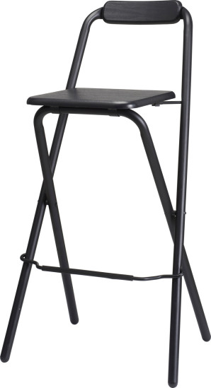 detail skladácí stolička černá 47x49x97