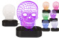 náhled 3D lamp skull LED