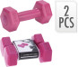 náhled činka dumbell 2x500g růž.